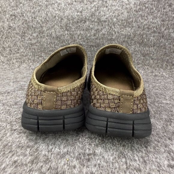 ✅Womens 9M Comfortview Kacey Slip On Shoes Brown Woven Comfort Lightweight Flats - Picture 12 of 12